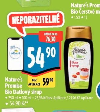Nature's Promise Bio Datlový sirup