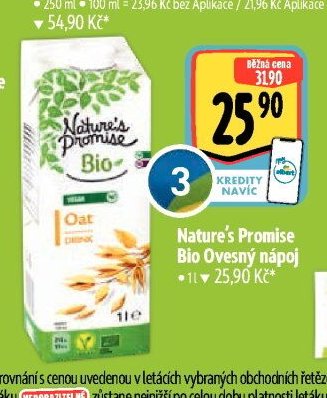 Nature's Promise Bio Ovesný nápoj