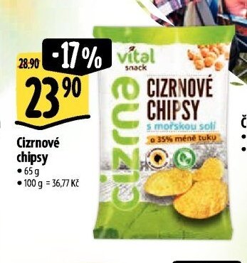 Cizrnové chipsy