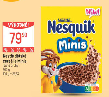 Cereálie Nesquik minis Nestlé