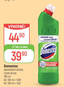 Čistič WC gelový Domestos