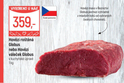 Hovězí roštěná Globus