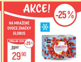 Jahody mražené Globus