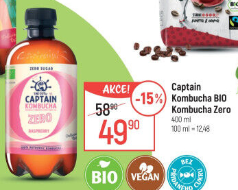 Kombucha Zero Bio Captain Kombucha