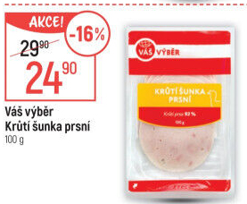 Krůtí prsní šunka Váš Výběr