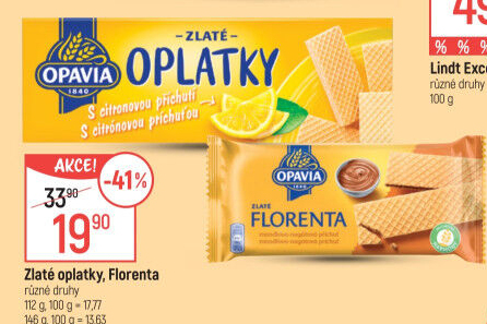 Oplatky Zlaté Opavia