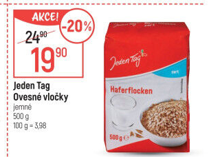 Ovesné vločky Jeden Tag