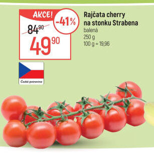 Rajčata cherry keříková Čerstvě utrženo