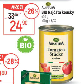 Rajčata kousky bio Alnatura