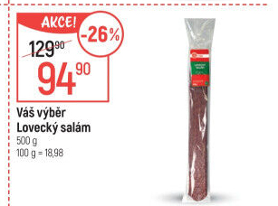 Salám lovecký Váš Výběr