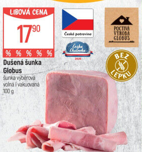 Šunka dušená výběrová Globus