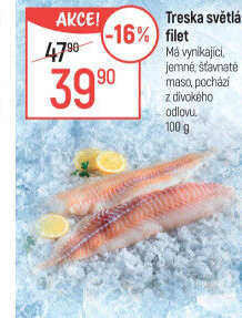 Treska světlá filety