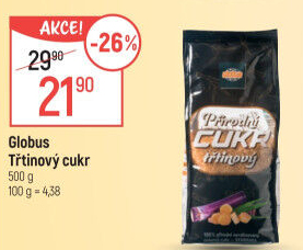 Třtinový cukr Globus