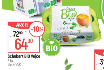 Vejce bio natur Schubert