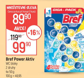 WC blok tuhý Power Aktiv Bref