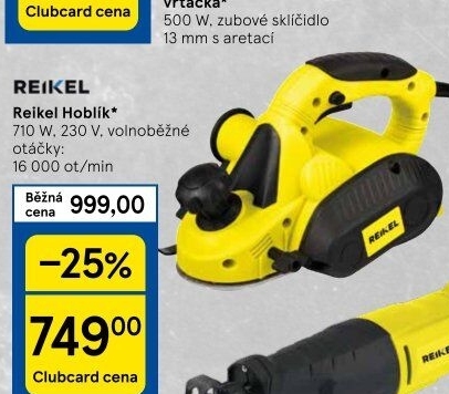 Elektrický hoblík Reikel