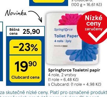Springforce Toaletní papír