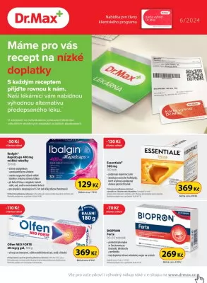 akční leták Dr. Max 1.6.2024-30.6.2024