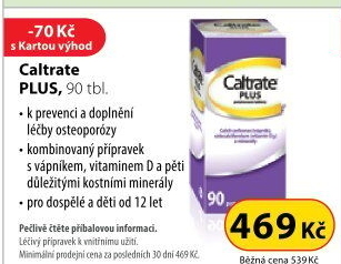 Doplněk stravy na výživu kostí Plus Caltrate