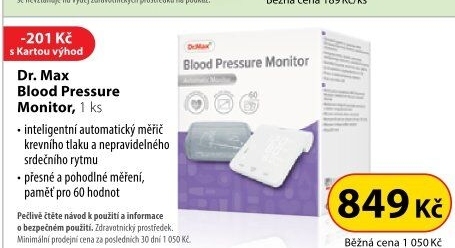 Měřič krevního tlaku Dr.Max