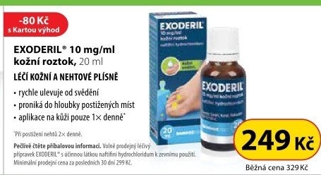 Roztok na mykózu Exoderil