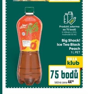 Big Shock! Ice Tea Black Peach