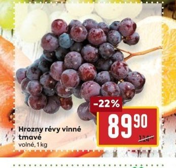 Hrozny révy vinné tmavé