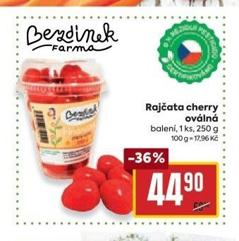 Rajčata cherry oválná