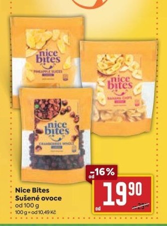 Nice Bites Sušené ovoce