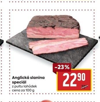 Anglická slanina speciál