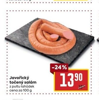 Javořický točený salám