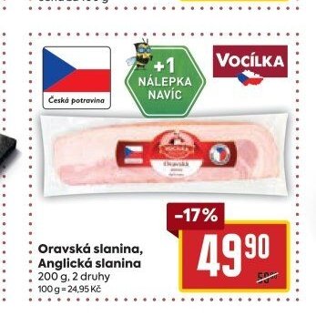 Oravská slanina, Anglická slanina
