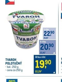Tvaroh polotučný