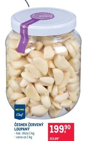 Česnek loupaný Metro Chef