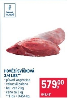 Hovězí svíčková - Makro akcniletaky.com