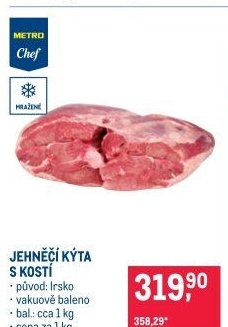 Jehněčí kýta s kostí mražená Metro Chef
