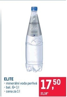 Minerální voda Elite San Benedetto