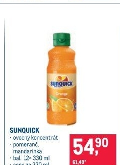 Nápojový koncentrát Sunquick