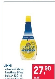 Šťáva citrusová Limmi