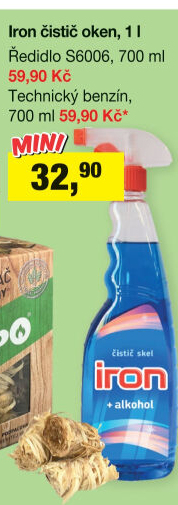 Čistič oken Iron Severochema