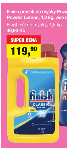 Prášek do myčky Finish