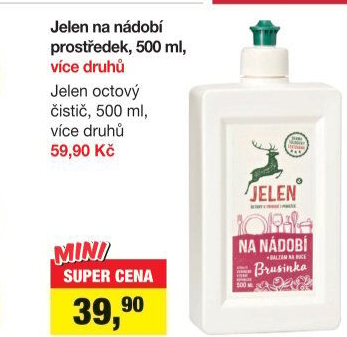 Prostředek na nádobí Jelen