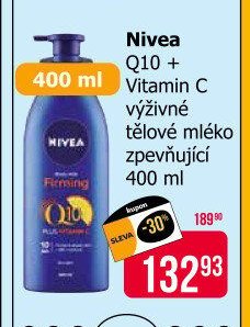 Nivea Q10 + Vitamin C výživné tělové mléko zpevňující 400 ml