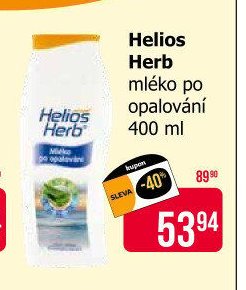 Helios Herb mléko po opalování 400 ml