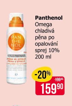 Panthenol Omega chladivá pěna po opalování sprej 10% 200 ml