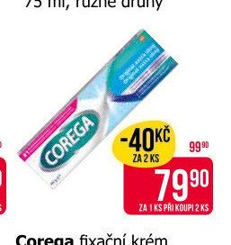 Corega fixační krém na zubní náhrady 40 g