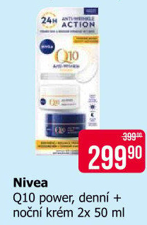 Balení krém denní a noční proti vráskám Q10 Power Nivea