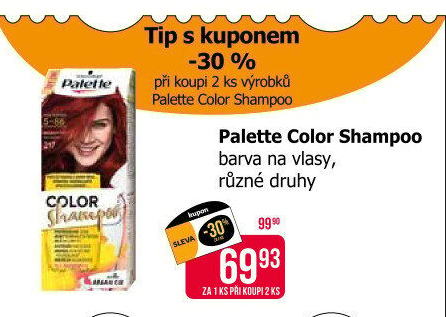 Barva na vlasy Color Shampoo Palette Schwarzkopf