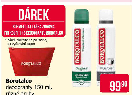 Deodorant sprej Borotalco