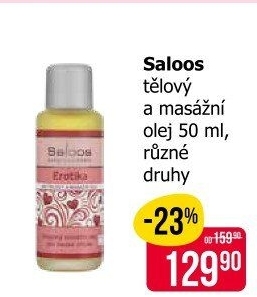 Olej tělový bio Saloos